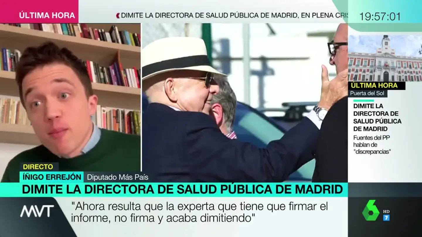 Íñigo Errejón, en Más Vale Tarde Íñigo Errejón, en Más Vale Tarde