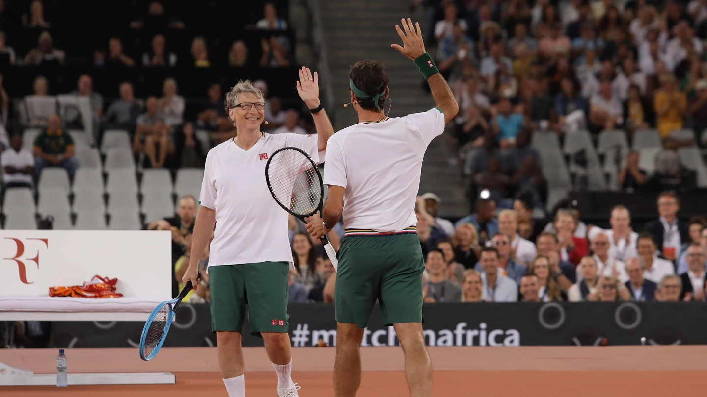 Bill Gates y Rafa Nadal Bill Gates y Rafa Nadal