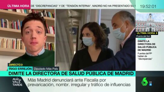 Errej&oacute;n: "Ahora la experta a la que se le pide el informe dice que no firma porque no se responsabiliza y acaba dimitiendo"