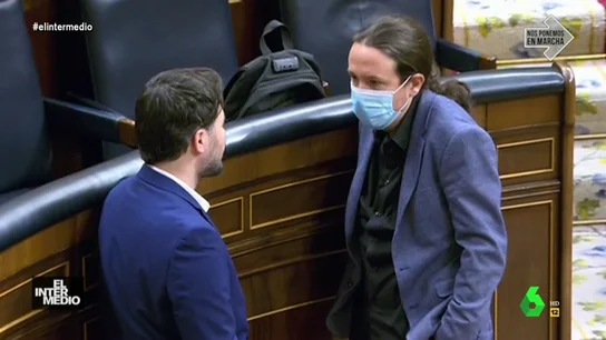 Pablo Iglesias invita a Gabriel Rufián a su casa Pablo Iglesias invita a Gabriel Rufián a su casa