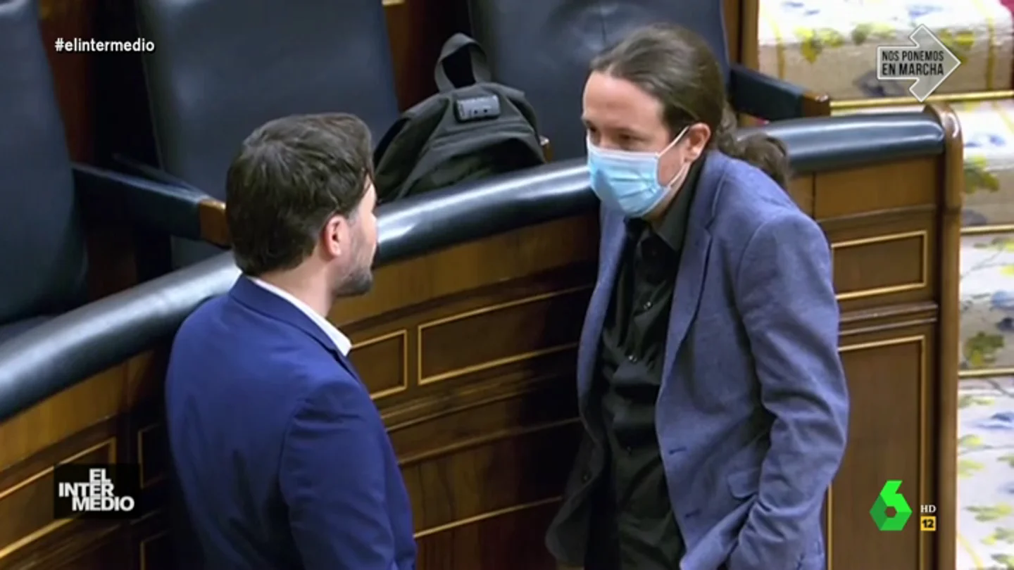 Pablo Iglesias invita a Gabriel Rufián a su casa Pablo Iglesias invita a Gabriel Rufián a su casa