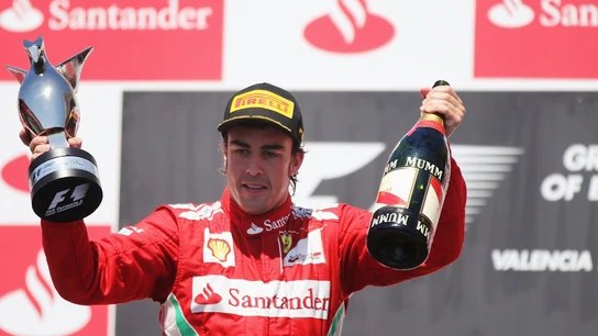 Fernando Alonso, en Valencia Fernando Alonso, en Valencia