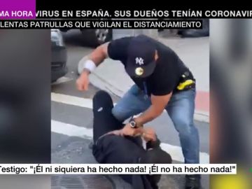 Indignación por la violencia contra negros e hispanos por parte de las patrullas del distanciamiento social en Nueva York Indignación por la violencia contra negros e hispanos por parte de las patrullas del distanciamiento social en Nueva York