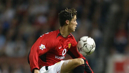 Cristiano Ronaldo, durante su etapa en el Manchester United Cristiano Ronaldo, durante su etapa en el Manchester United