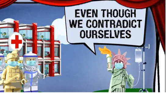 Fotograma de la animación difundida por China Fotograma de la animación difundida por China