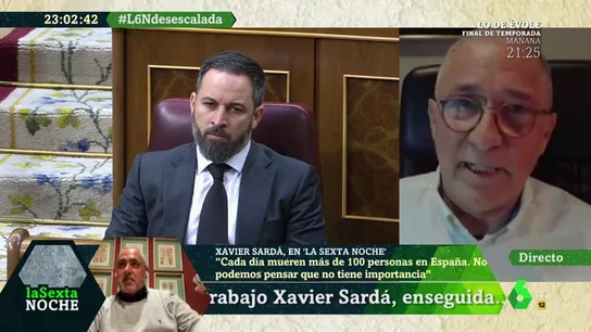 Xavier Sardà: "Los políticos están alejados de la vida cotidiana; verles haciendo política me parece obsceno" Xavier Sardà: "Los políticos están alejados de la vida cotidiana; verles haciendo política me parece obsceno"