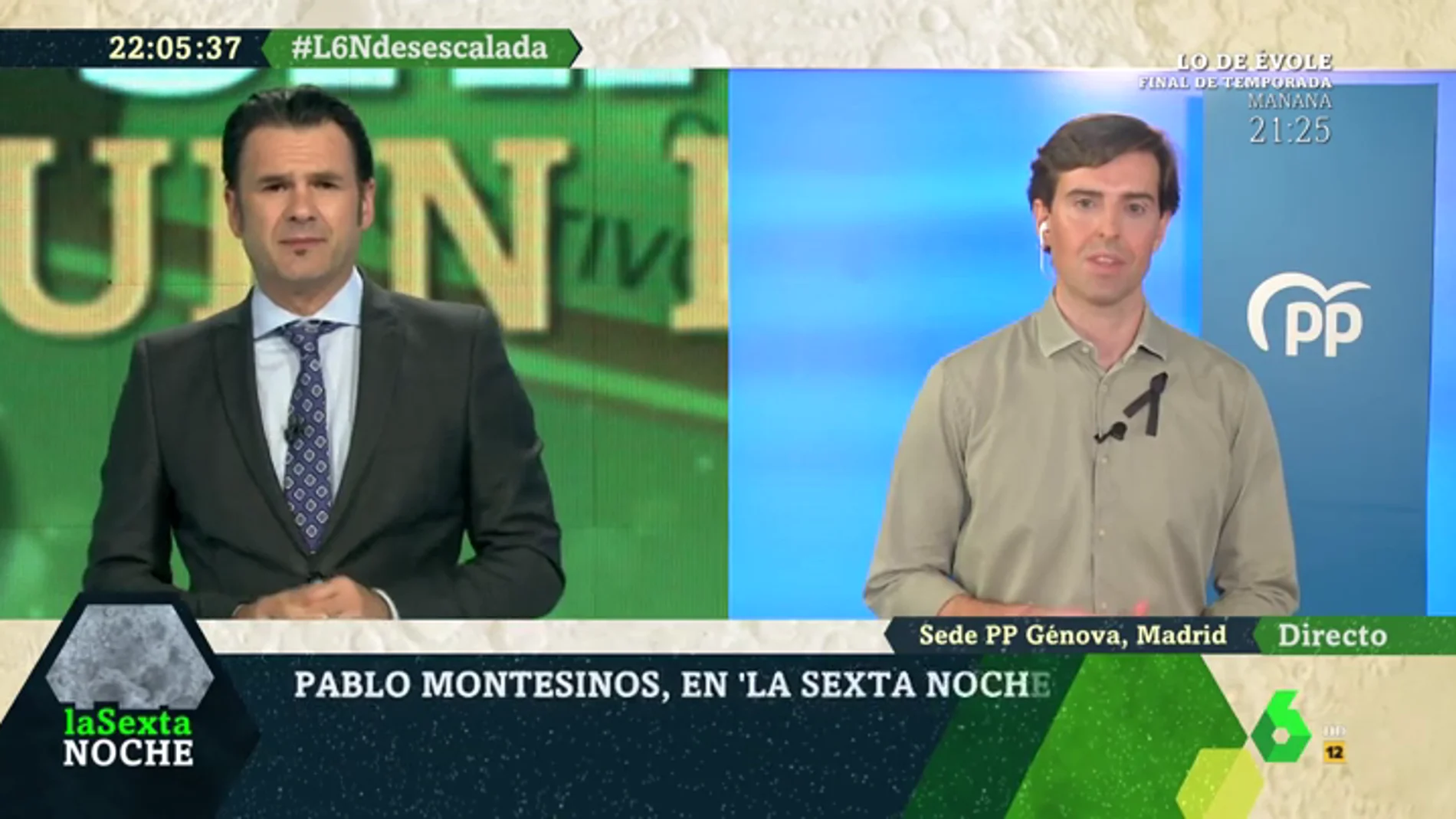 Pablo Montesinos: "Dejar el estado de alarma no es sinónimo de no dar garantías de salud a los españoles"