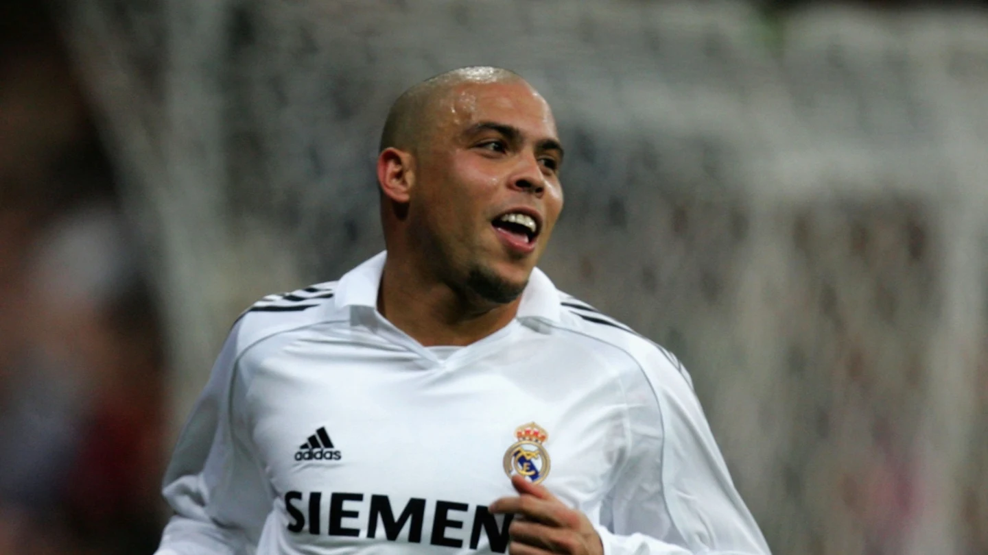 Ronaldo celebra un gol con el Real Madrid Ronaldo celebra un gol con el Real Madrid