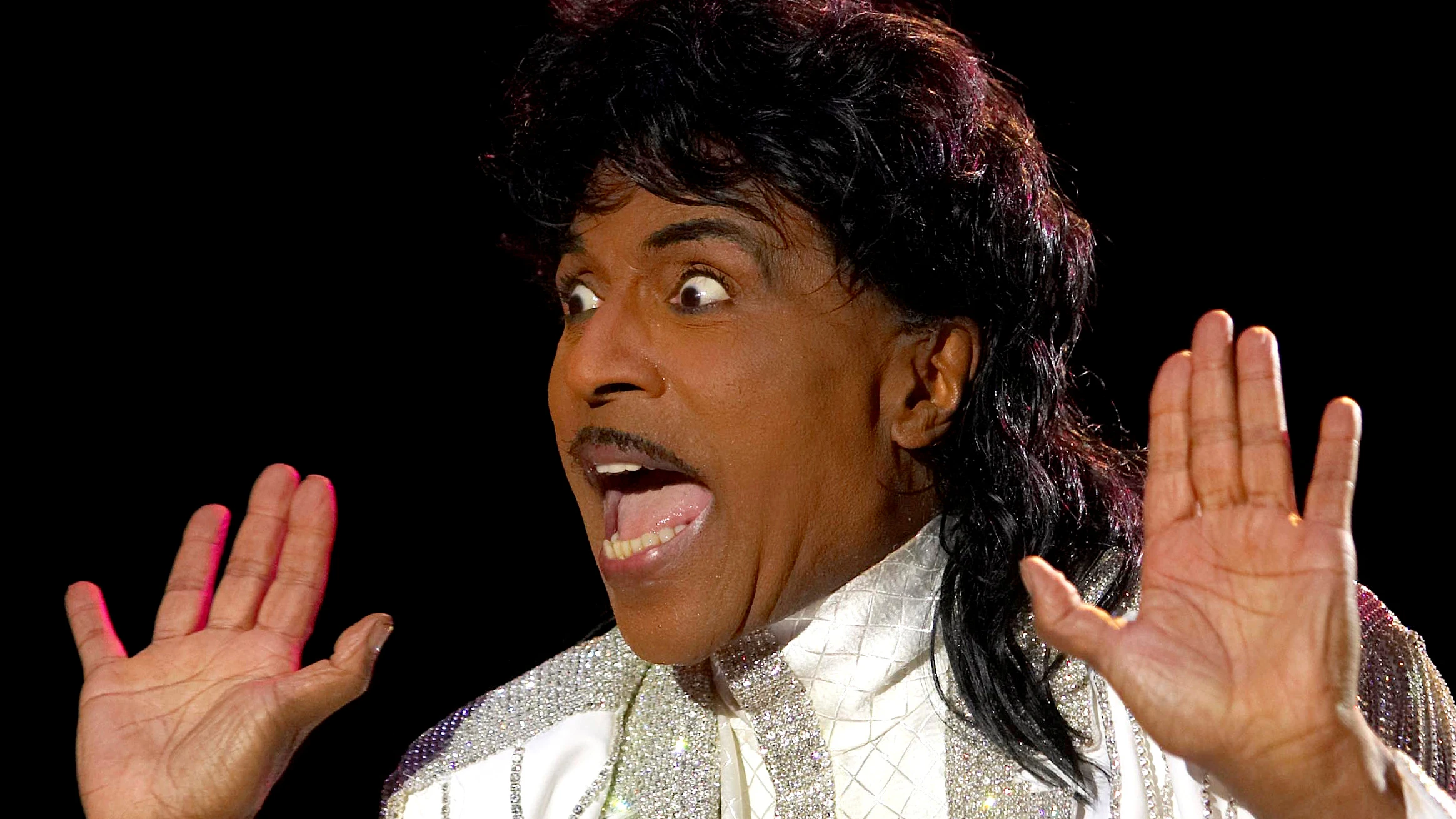 Little Richard, durante una de sus actuaciones