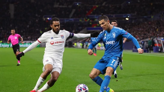 Cristiano, ante el Olympique de Lyon Cristiano, ante el Olympique de Lyon