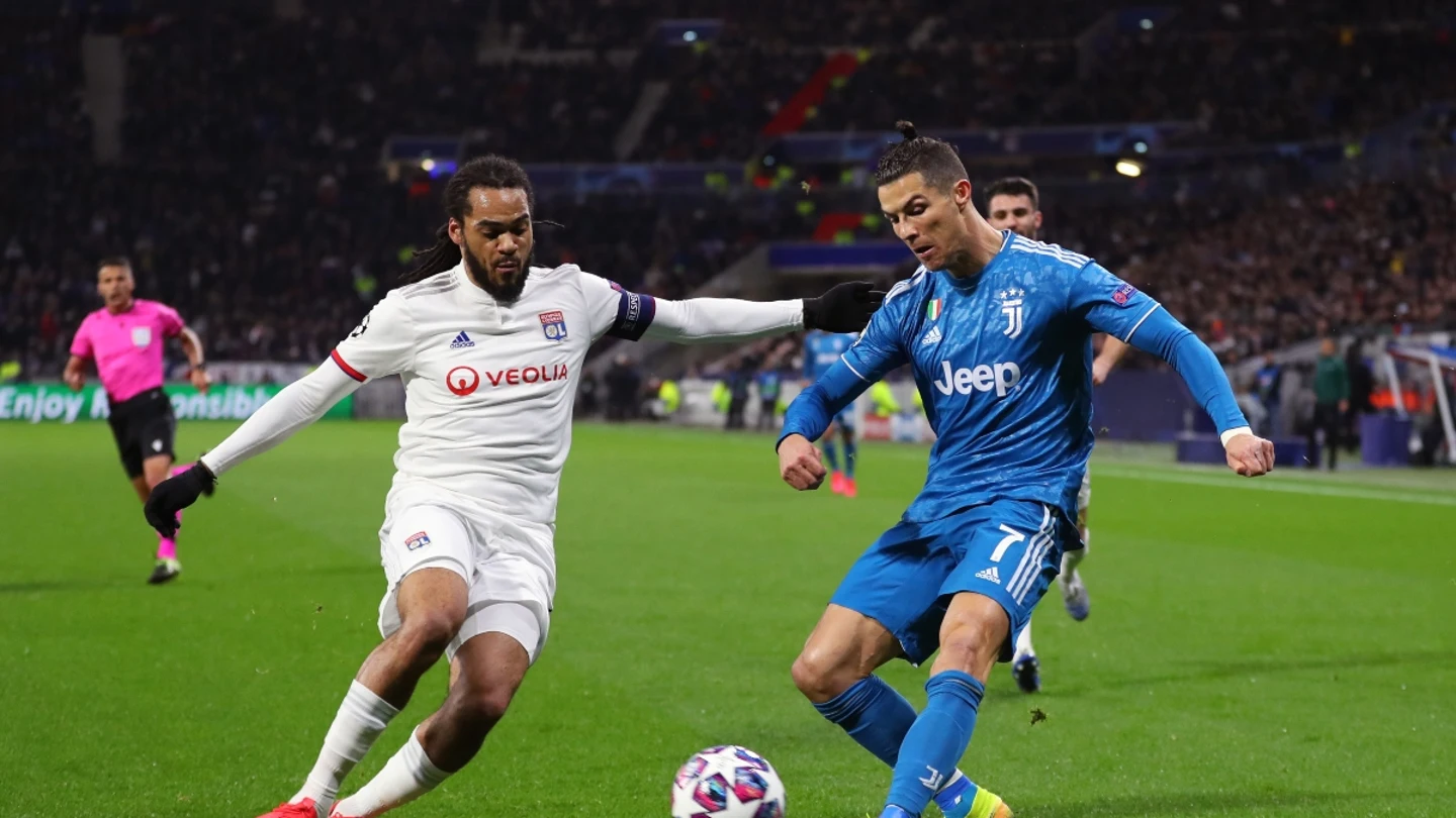 Cristiano, ante el Olympique de Lyon Cristiano, ante el Olympique de Lyon