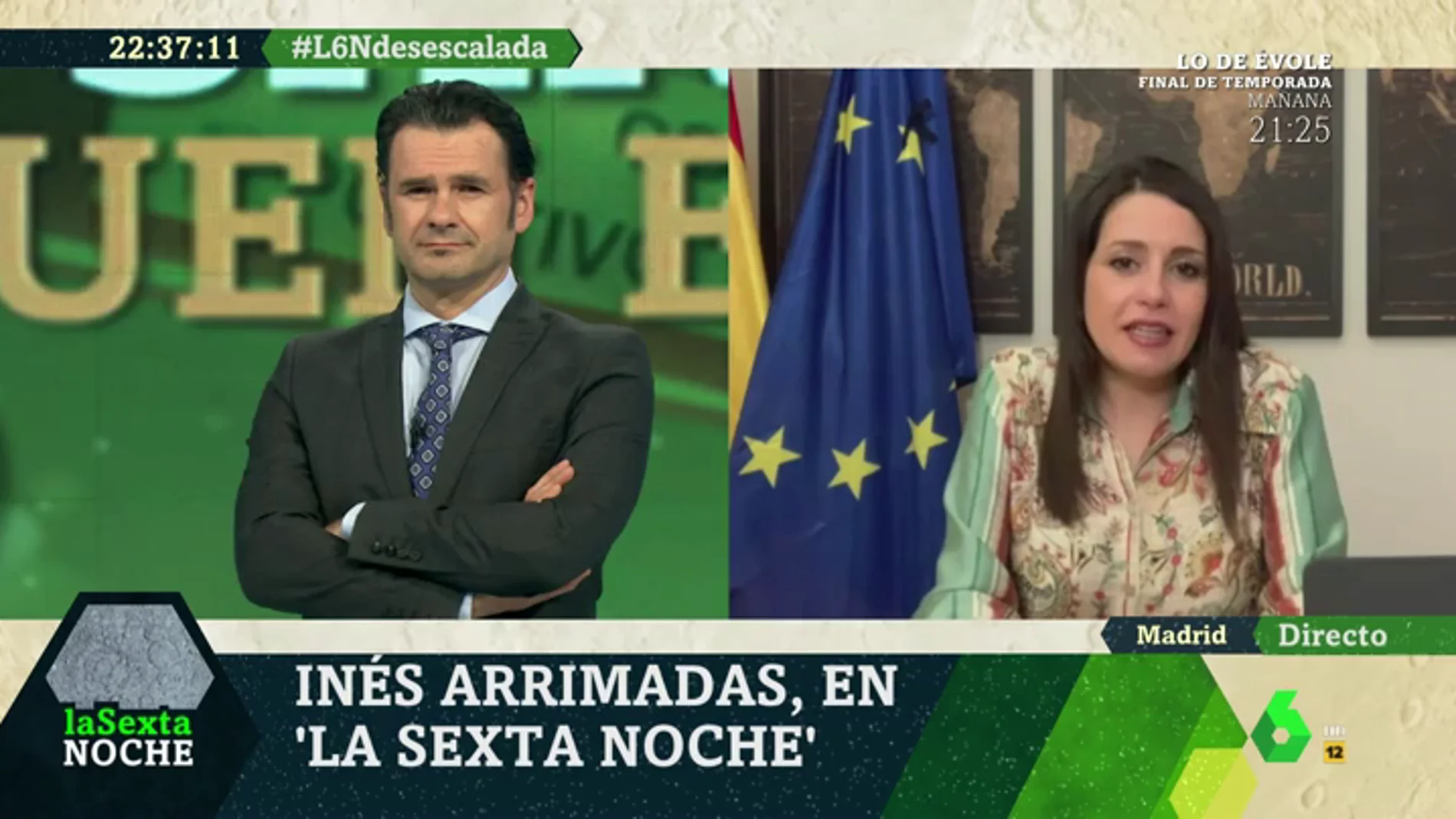 Inés Arrimadas: "Los que esperan que los gobiernos de PP y Ciudadanos caigan se van a quedar con las ganas"