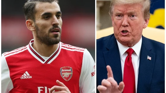 Dani Ceballos y Donald Trump