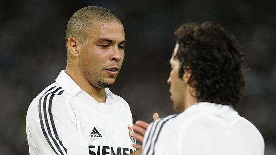 Ronaldo, con Raúl Ronaldo, con Raúl
