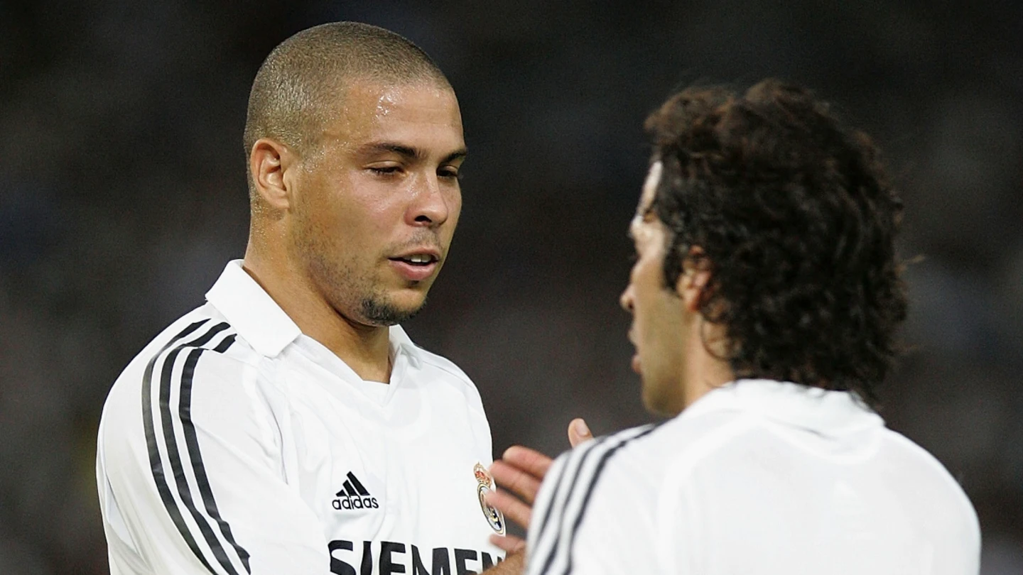 Ronaldo, con Raúl Ronaldo, con Raúl
