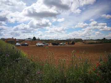 La zona de Los Terreros, en la localidad de La Roda, donde se han hallado los restos óseos La zona de Los Terreros, en la localidad de La Roda, donde se han hallado los restos óseos