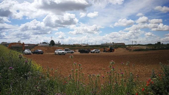 La zona de Los Terreros, en la localidad de La Roda, donde se han hallado los restos óseos