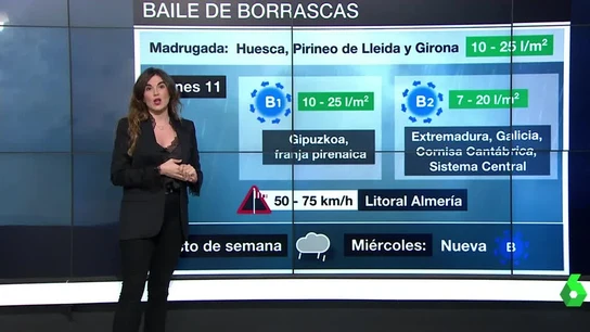 Una nueva borrasca pone en jaque al nordeste peninsular Una nueva borrasca pone en jaque al nordeste peninsular