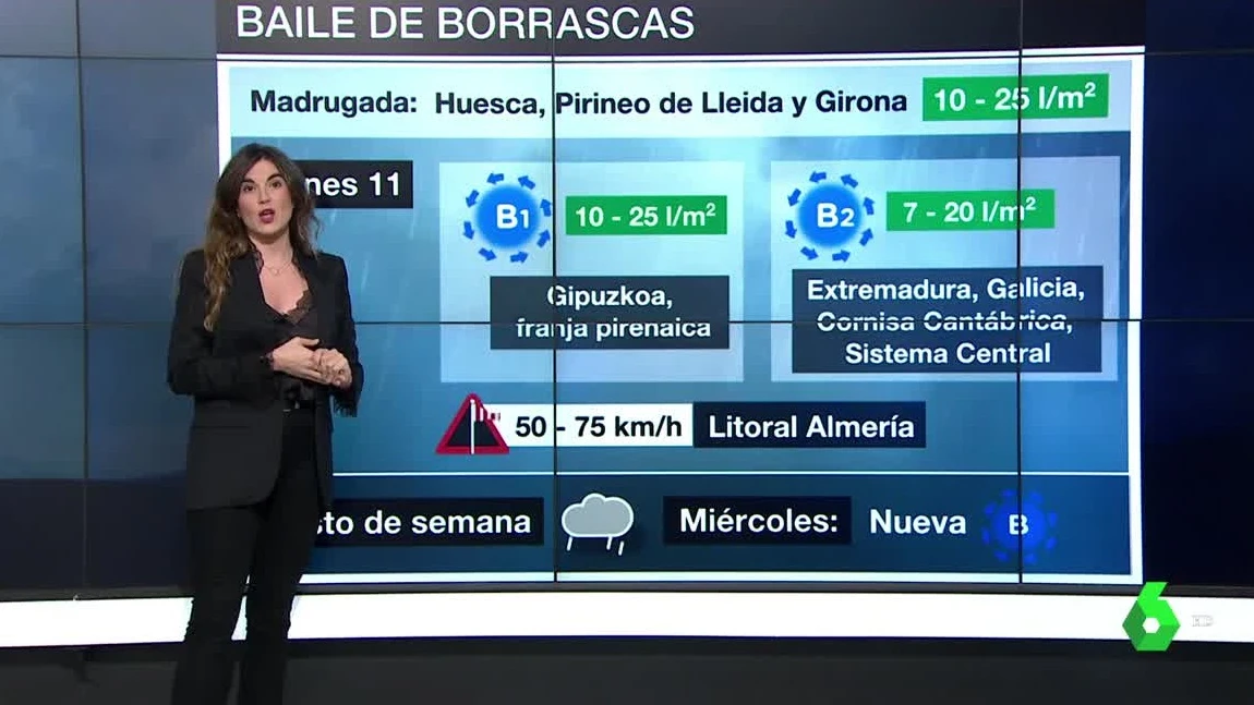 Una nueva borrasca pone en jaque al nordeste peninsular