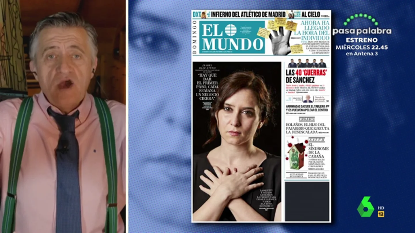 El Gran Wyoming e Isabel Díaz Ayuso El Gran Wyoming e Isabel Díaz Ayuso
