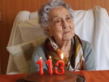 María Branyas, la persona más anciana de España con 113 años, supera el coronavirus María Branyas, la persona más anciana de España con 113 años, supera el coronavirus