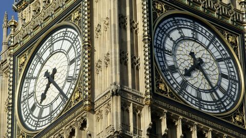 Dos de las cuatro caras del Big Ben