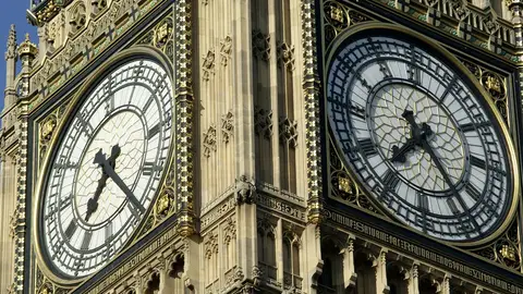 Dos de las cuatro caras del Big Ben Dos de las cuatro caras del Big Ben