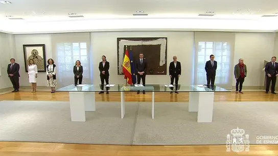 Pedro Sánchez, los líderes de las patronales CEOE y Cepyme y de los sindicatos UGT y CCOO firman pacto para prorrogar los ERTE Pedro Sánchez, los líderes de las patronales CEOE y Cepyme y de los sindicatos UGT y CCOO firman pacto para prorrogar los ERTE