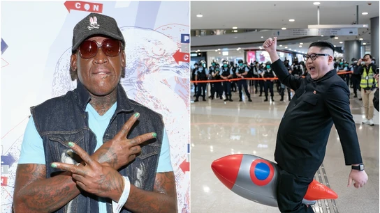 Dennis Rodman y Kim Jong-un Dennis Rodman y Kim Jong-un