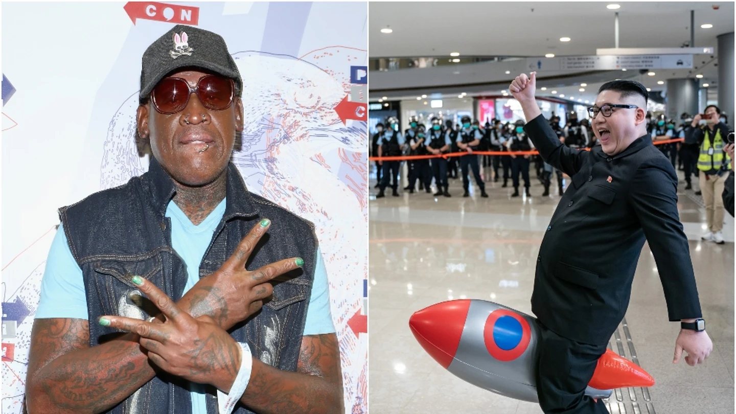 Dennis Rodman y Kim Jong-un Dennis Rodman y Kim Jong-un