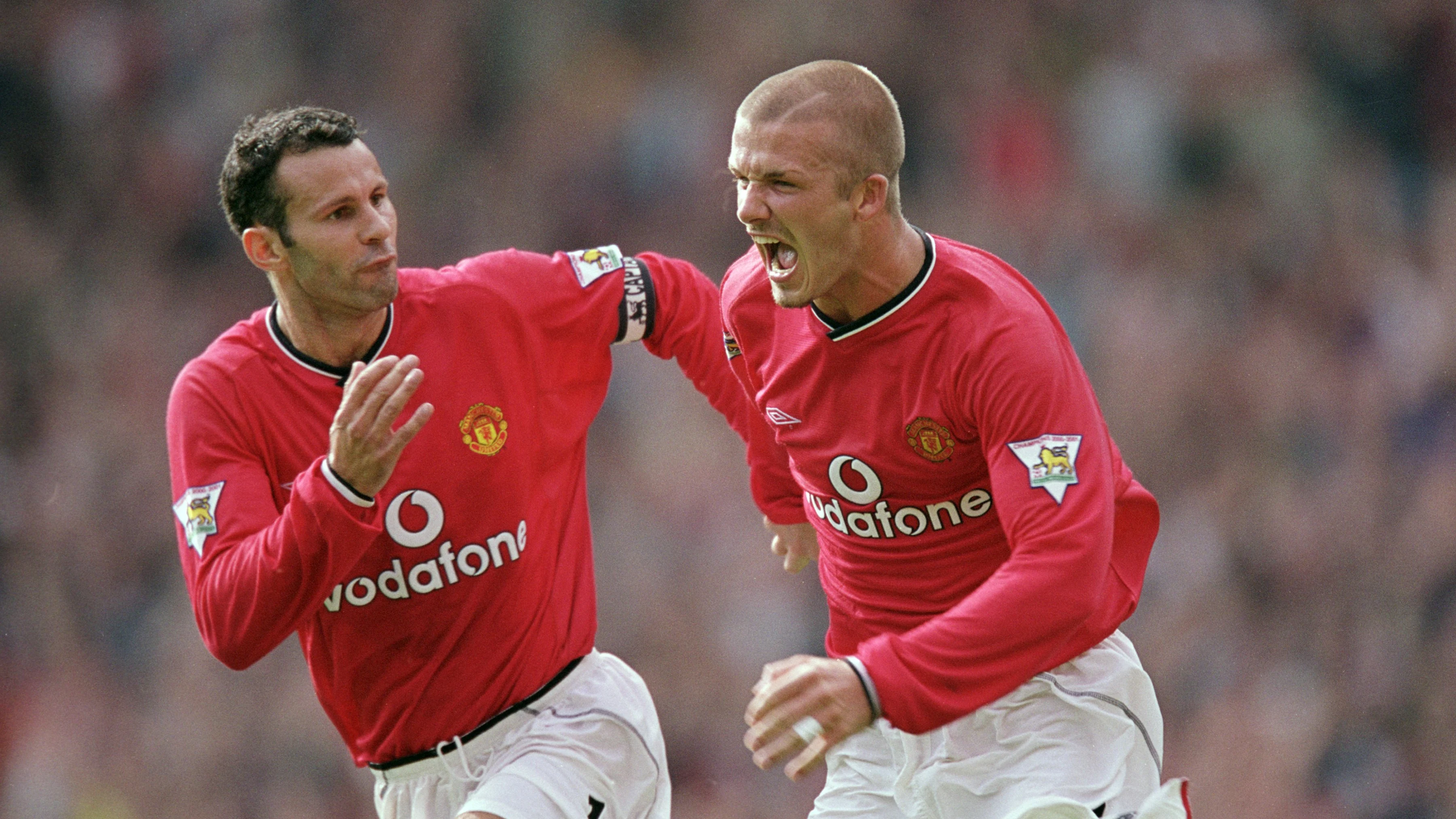 Ryan Giggs y David Beckham