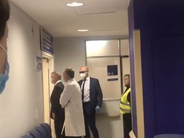 El lehendakari Urkullu, abucheado en su visita al hospital de Cruces por la crisis del coronavirus El lehendakari Urkullu, abucheado en su visita al hospital de Cruces por la crisis del coronavirus