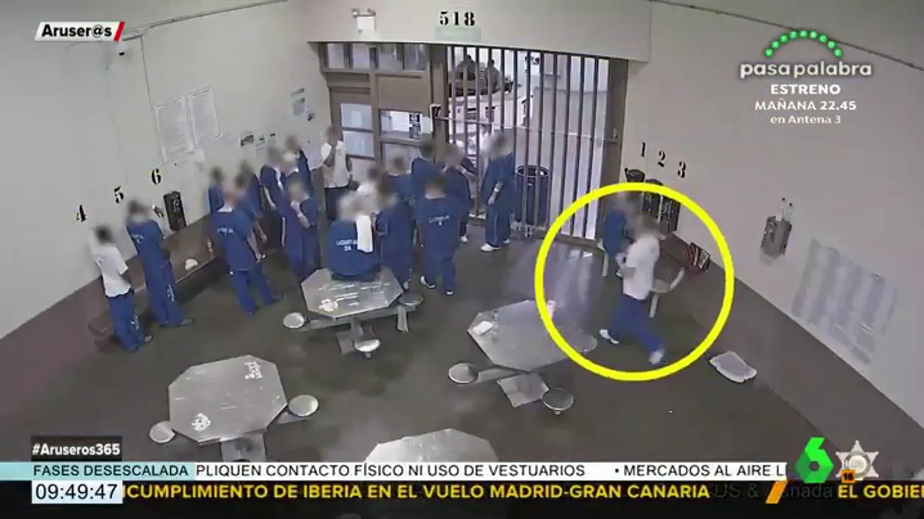El impactante vídeo que muestra cómo unos presos intentan infectarse de coronavirus para poder salir de la cárcel
