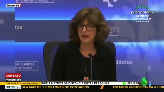 La consejera vasca de Salud Nekane Murga La consejera vasca de Salud Nekane Murga
