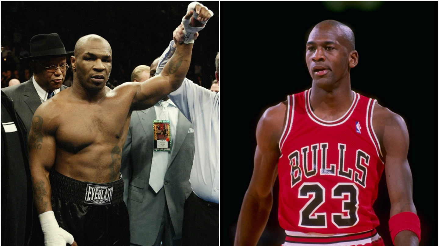 Mike Tyson y Michael Jordan Mike Tyson y Michael Jordan