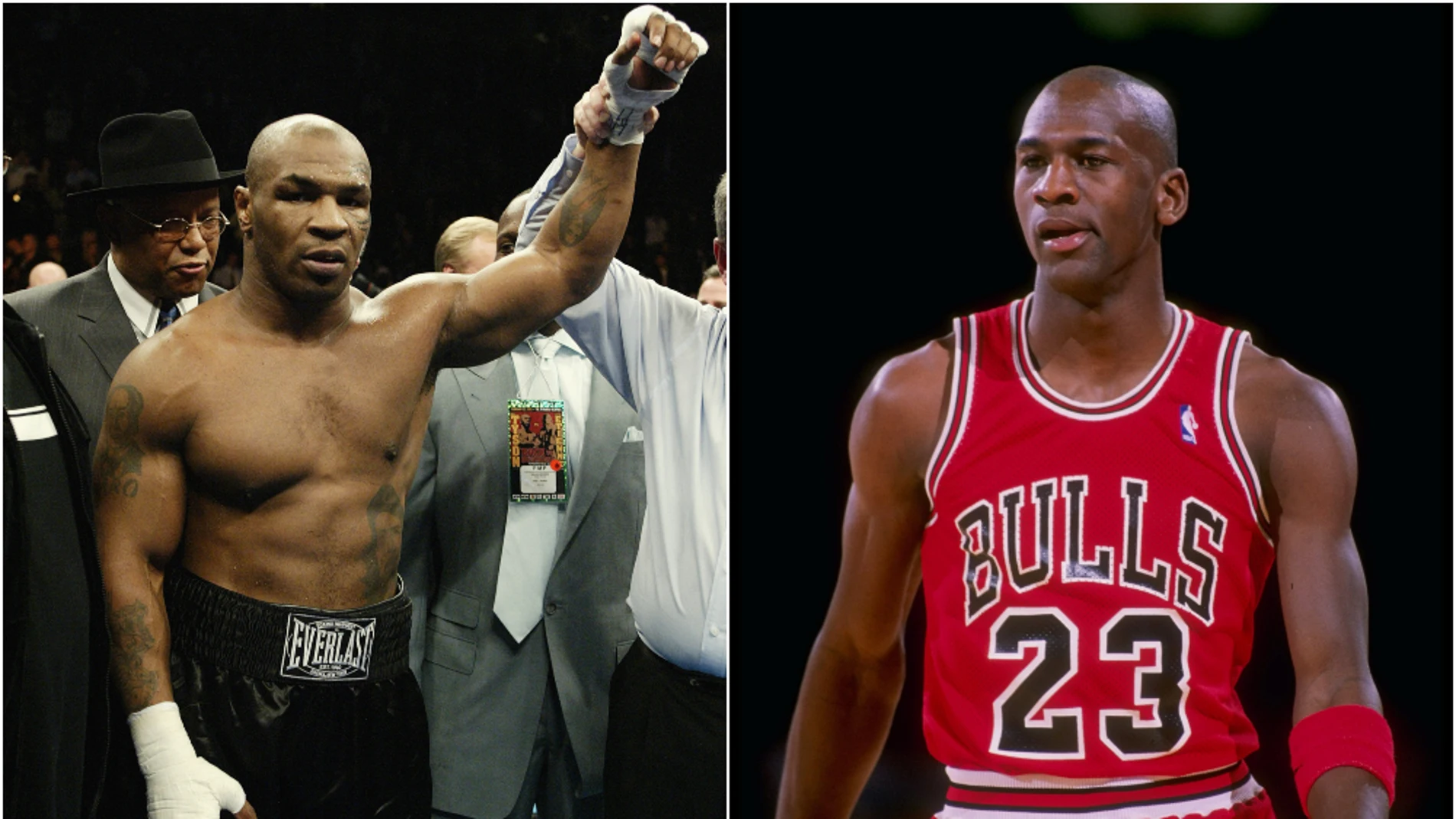 Mike Tyson y Michael Jordan