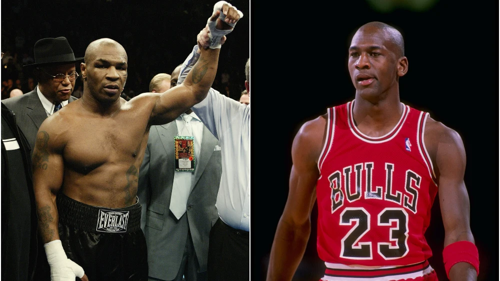 Mike Tyson y Michael Jordan