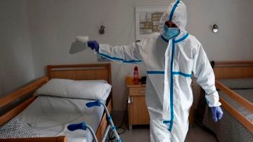 Desinfección con ozono en una residencia