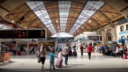 La Estaci&oacute;n Victoria de Londres, donde trabajaba la fallecida