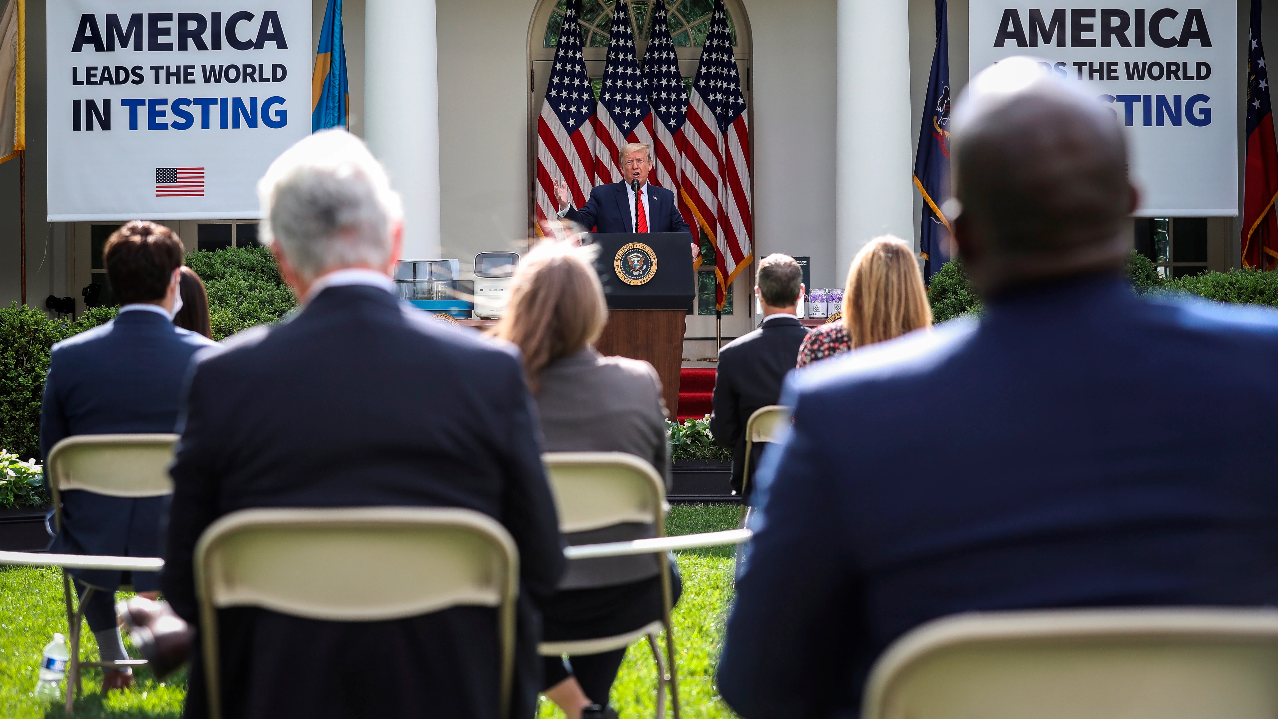 Rueda de prensa de Donald Trump