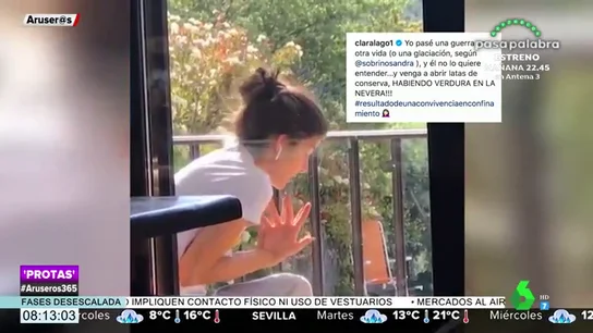 La divertida broma de Dani Rovira a Clara Lago como "resultado de una convivencia en confinamiento" La divertida broma de Dani Rovira a Clara Lago como "resultado de una convivencia en confinamiento"