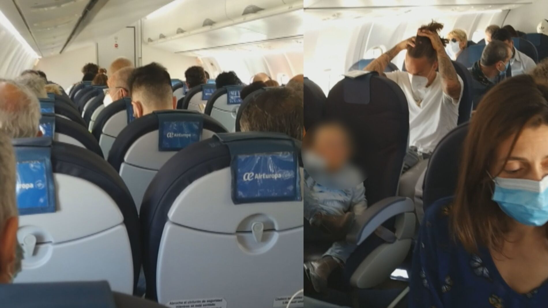 El vuelo abarrotado de Iberia no fue el único: así viajaron otros aviones  sin respetar distancias de seguridad