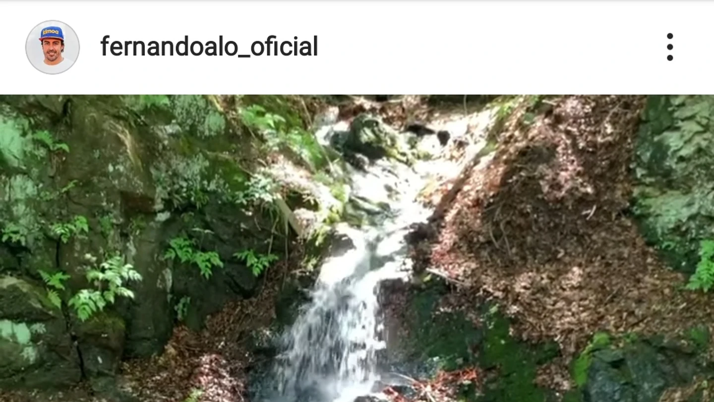 Imagen del Instagram de Fernando Alonso Imagen del Instagram de Fernando Alonso