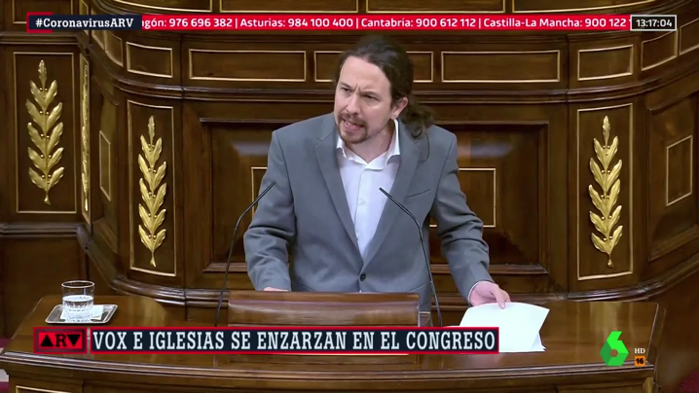Pablo Iglesias en el Congreso Pablo Iglesias en el Congreso