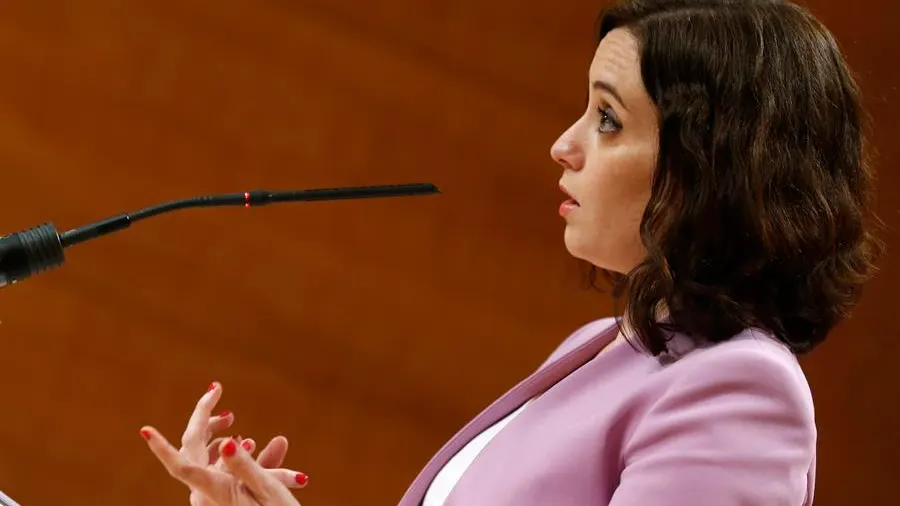 La presidenta de la Comunidad de Madrid, Isabel Díaz Ayuso La presidenta de la Comunidad de Madrid, Isabel Díaz Ayuso