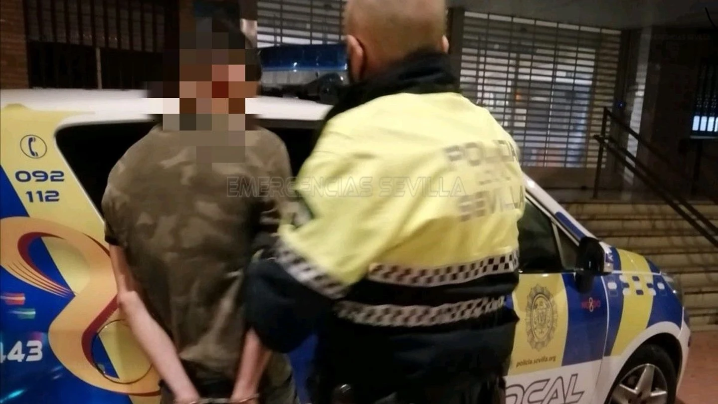 Momento de la detención de los jóvenes Momento de la detención de los jóvenes