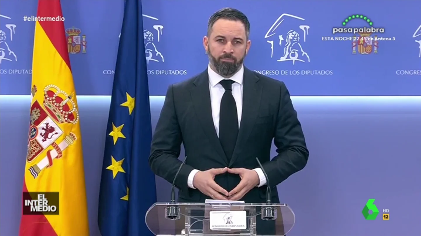 Vídeo manipulados - Santiago Abascal, del coronavirus: "Estamos 'agilipollaos', es una puta mierda de virus, como este hay mil" Vídeo manipulados - Santiago Abascal, del coronavirus: "Estamos 'agilipollaos', es una puta mierda de virus, como este hay mil"