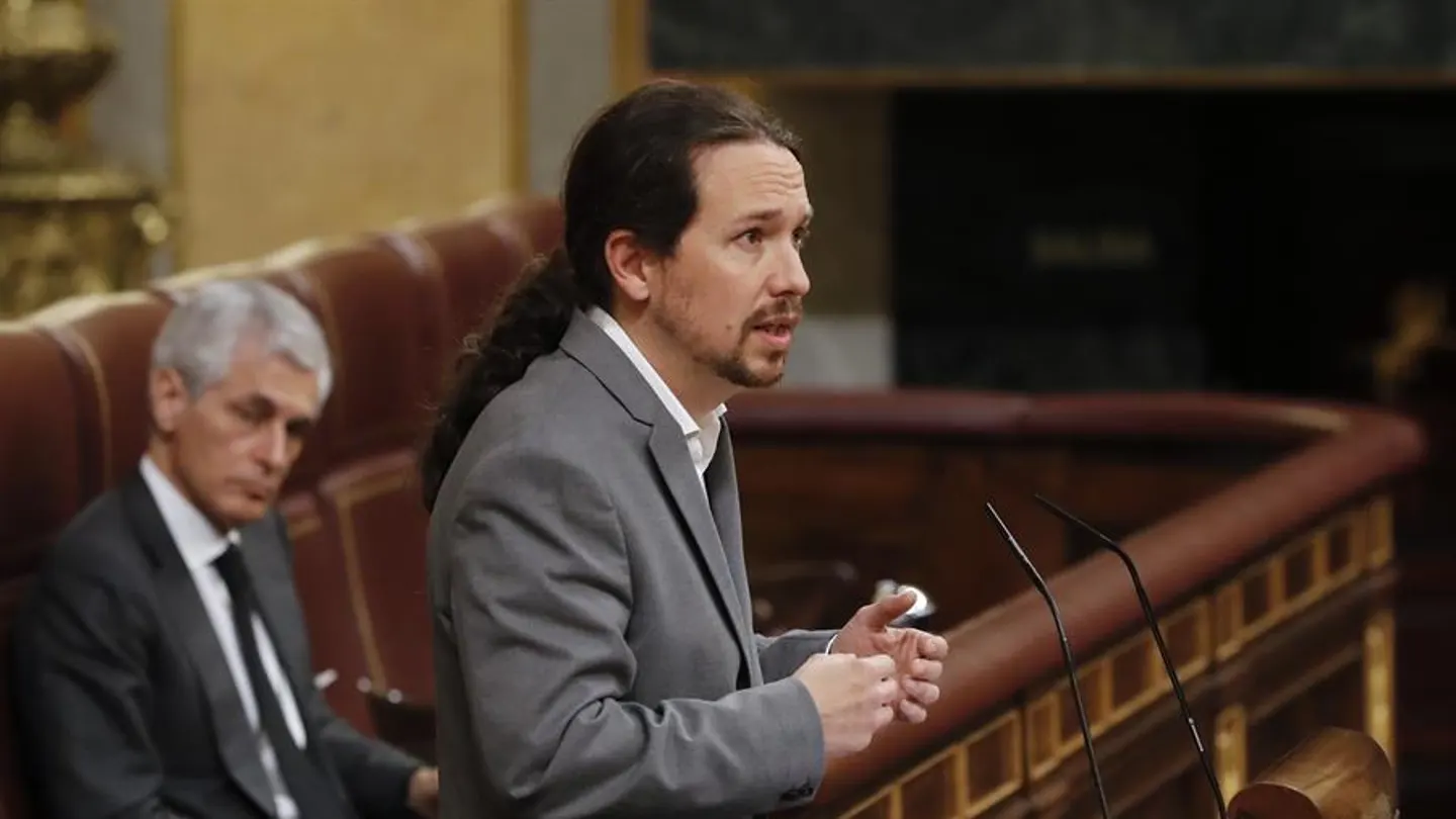 Pablo Iglesias, en el Congreso Pablo Iglesias, en el Congreso