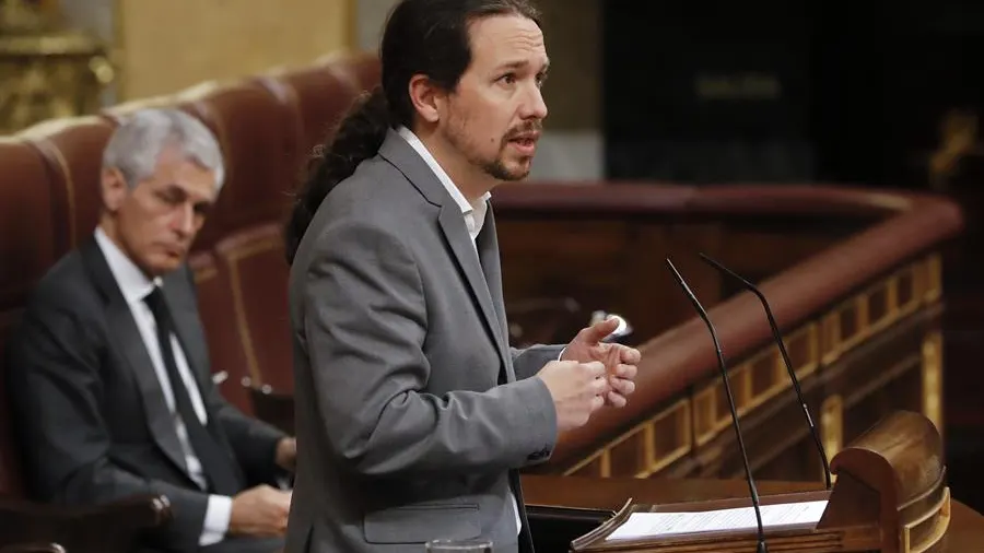 Pablo Iglesias, en el Congreso