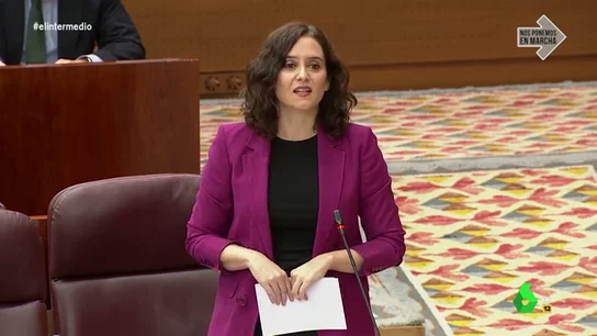 La advertencia de Ayuso al Gobierno sobre las manifestaciones: "Lo de Núñez de Balboa les va a parecer una broma" La advertencia de Ayuso al Gobierno sobre las manifestaciones: "Lo de Núñez de Balboa les va a parecer una broma"